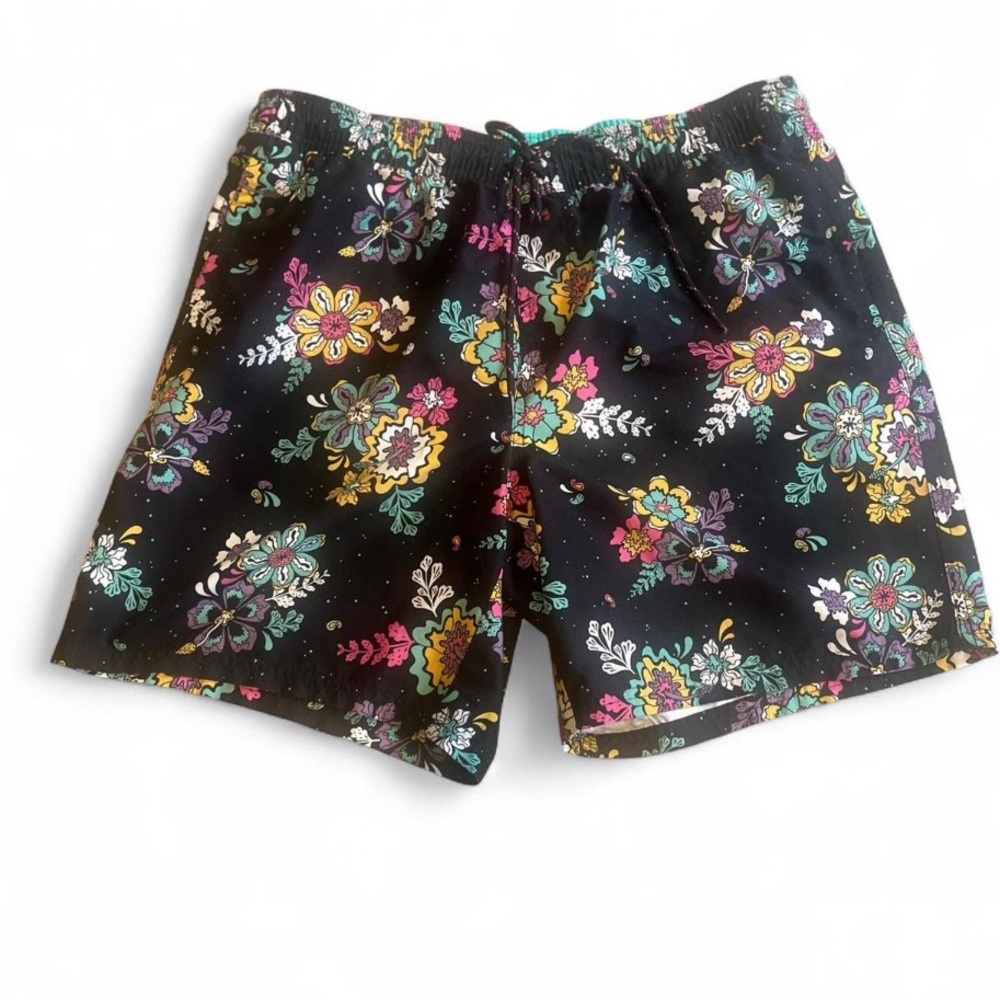 Print Black Men Shorts
